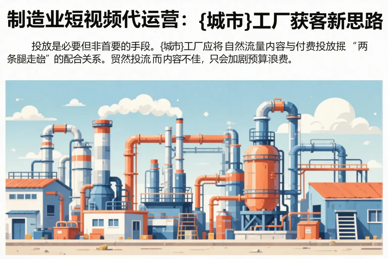 制造业短视频代运营:龙陵工厂获客新思路