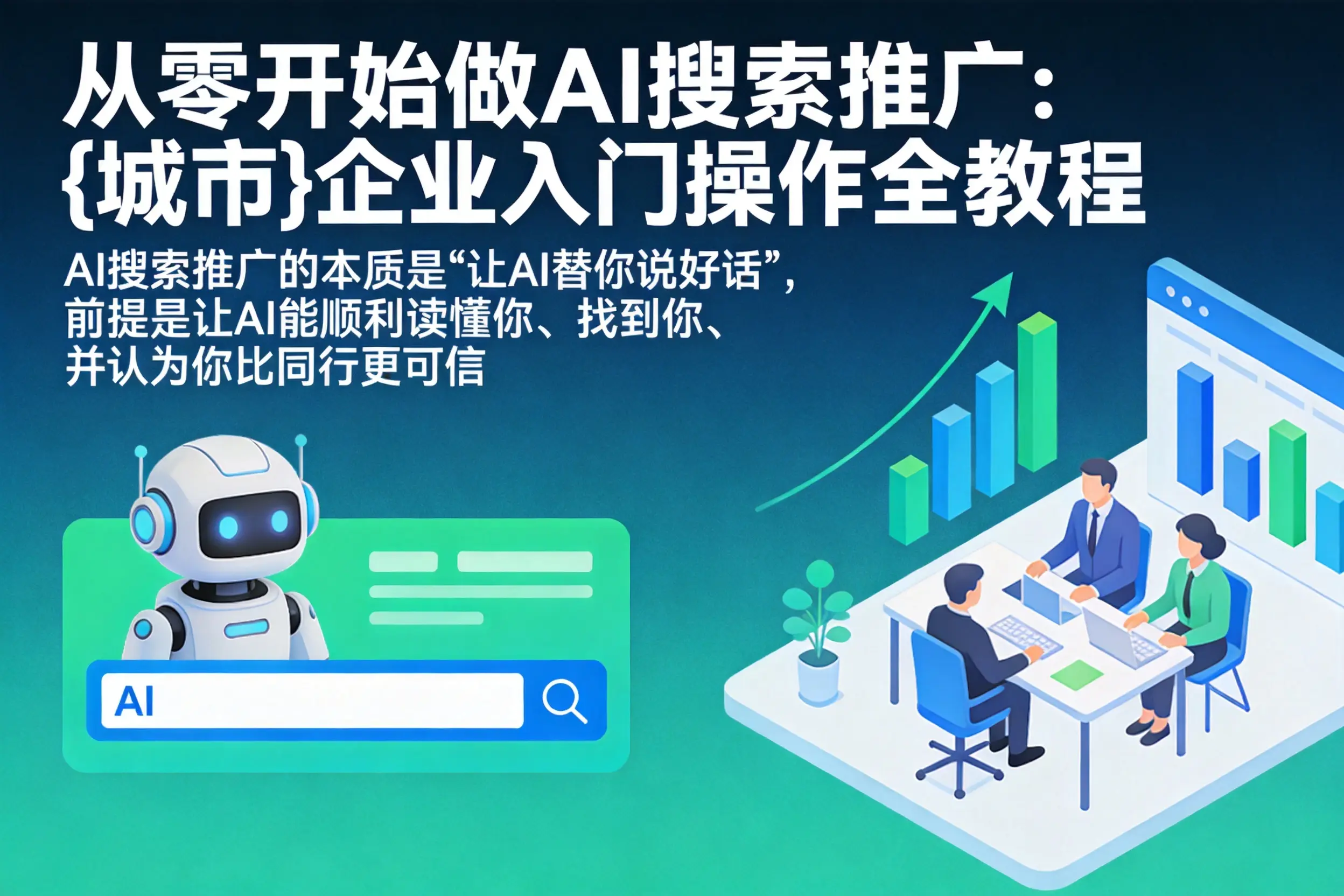 从零开始做AI搜索推广:龙陵企业入门操作全教程